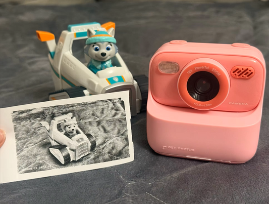 Kids Instant Print Camera with 32GB & Paper Rolls